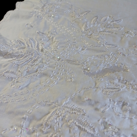 CL534 LINO U.S.A. Vintage Suit embroidered Embellished Shoulder Pad for women 1X - Picture 12 of 13